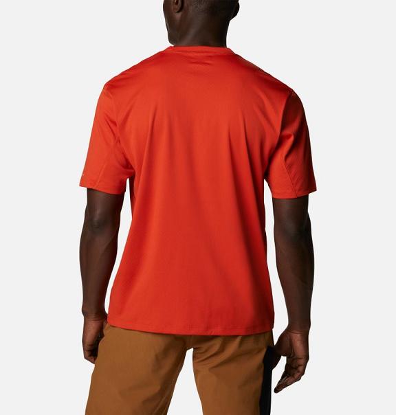 Columbia Zero Rules T-Shirt Red For Men's NZ30846 New Zealand